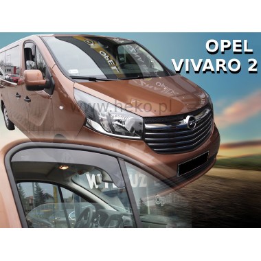 Дефлекторы боковых окон (короткие) Heko для Opel Vivaro II (2014-) бренд – Team HEKO главное фото